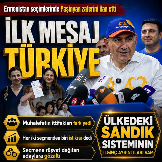 TEBRİKLER PAŞİNYAN