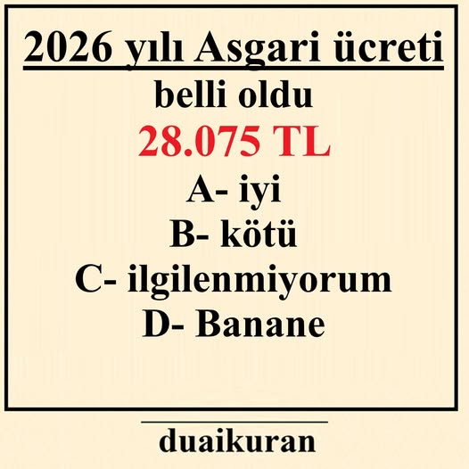 ASGARİ ÜCRET
